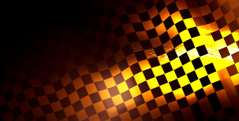 Intriguing abstract image on the subject of speed, racing, sports, championships, competitions