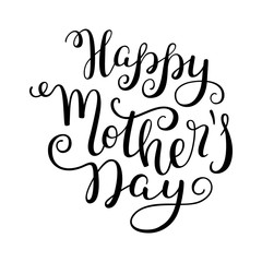 Hand lettering Happy Mother's Day