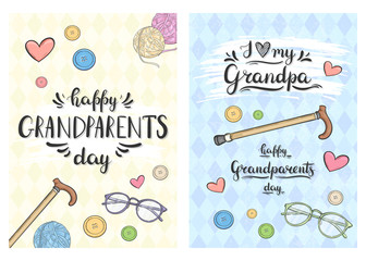 Cards Happy Grandparents day, I love my Grandpa