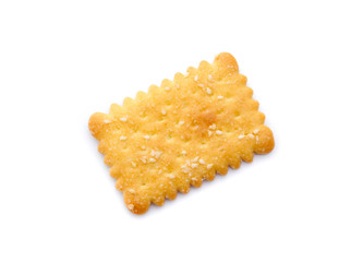 Cracker isolated on white