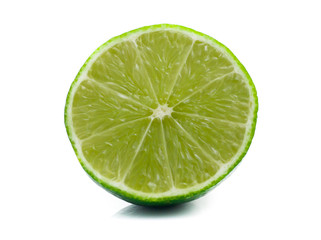 Lime isolated on white background