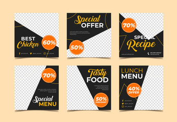 Food promotional banner Vol.2