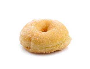Sugar donut isolated on a white background