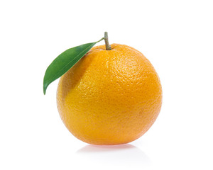 Orange fruit isolated on white background