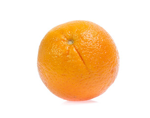 Orange fruit isolated on white background