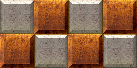 Wall Digital tiles , kitchen and bathroom tiles. wall decor on brown beige marble,Endless pattern can be used for wallpaper, linoleum, textile, webpage.