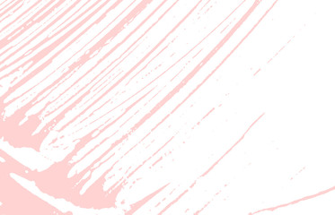 Grunge texture. Distress pink rough trace. Fabulou