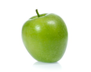 Green apple, isolated on white background