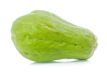 chayote isolated on white