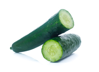 cucumber isolated on white background