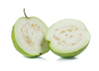 Guava isolated on white background