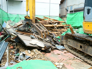 建物の撤去工事