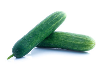 Cucumber  isolated on white background