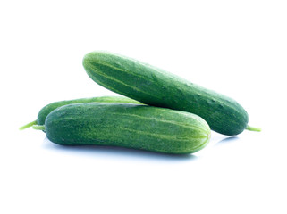 Cucumber  isolated on white background