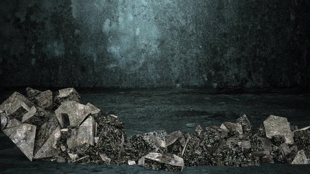 Golden gold puzzle pieces gathering in circular Eco shape isolated on white background, 3D rendering illustration