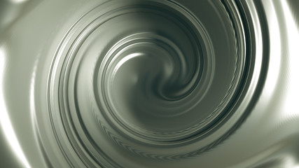 Silver splash. 3d illustration, 3d rendering.