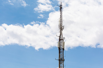 Telecoms tower, mobile phone tower, cellphone tower