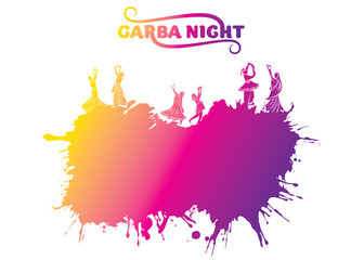 Happy Navratri Festival Banner Design