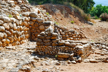 Multi-size stones at Tel Dan