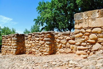Anciet walls at Tel Dan