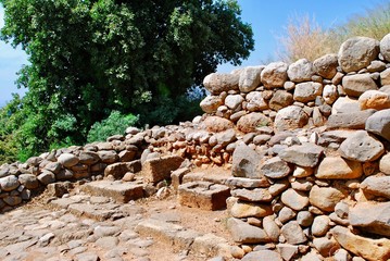 ruined structure at Tel Dan