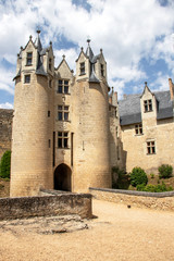 Fototapeta na wymiar Montreuil-Bellay. Le château. Maine-et-Loire. Pays de Loire