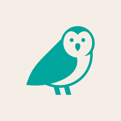 Owl logo. Icon design. Template elements