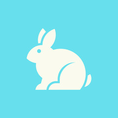 Rabbit logo. Icon design. Template elements