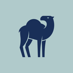Camel logo. Icon design. Template elements