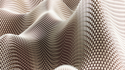 Abstract geometry background. 3d illustration, 3d rendering.