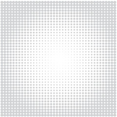 Gray dots on white background 