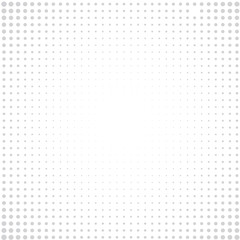 Gray dots on white background 