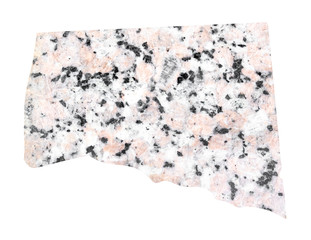 Marble pieces cut into different shapes with natural beige colors pattern stone for floor or wall with unique patterns.