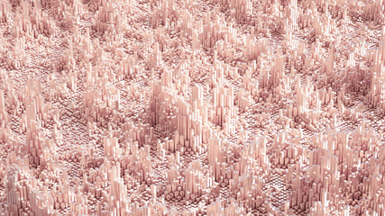 Abstract geometry background. 3d illustration, 3d rendering.