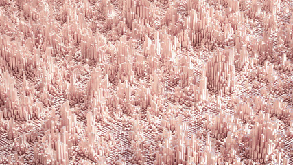 Abstract geometry background. 3d illustration, 3d rendering.