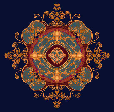 Classic luxury European pattern
