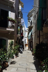 Bari, Italy - July 15, 2019: Bari Vecchia