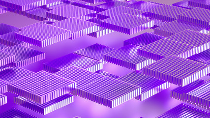 Fototapeta premium Abstract geometry background. 3d illustration, 3d rendering.
