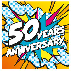 Carte Happy Birthday 50 years 