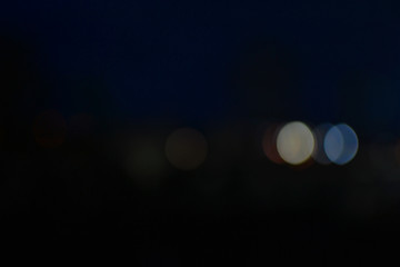 dark blurry glare on a black background