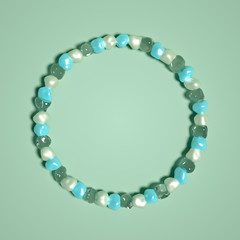 Abstract background with beautiful stones. 3d illustration, 3d rendering.