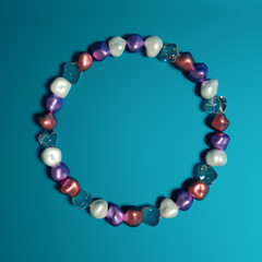 Abstract background with beautiful stones. 3d illustration, 3d rendering.