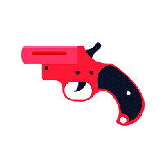 flare gun isolated on white background