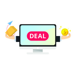 online shop illustration