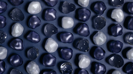 Abstract background with beautiful stones. 3d illustration, 3d rendering.