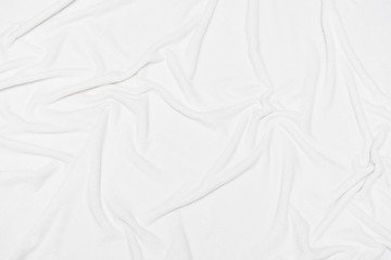 White crumpled blanket, texture