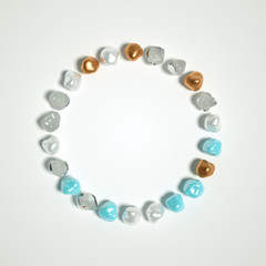 Abstract background with beautiful stones. 3d illustration, 3d rendering.