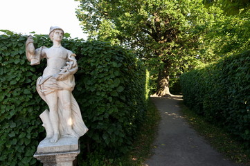 Sculpture in the Moscow estate "Kuskovo", the former estate of counts Sheremetev