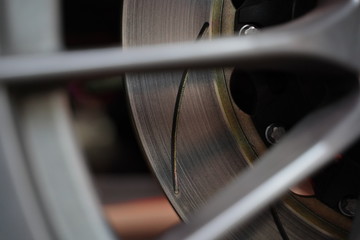 Car's disc brake details