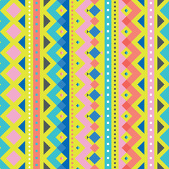 Seamless pattern with colorful design